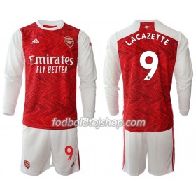 Arsenal Alexandre Lacazette 9 Børn Hjemme Fodboldsæt 2020-21 L/S (+ Korte bukser)
